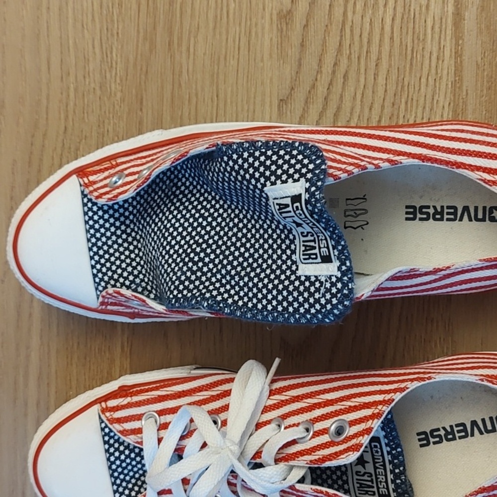Converse Chuck Taylor All-Star "American Flag" Stars & Stripes Size 11 - Picture 9 of 16
